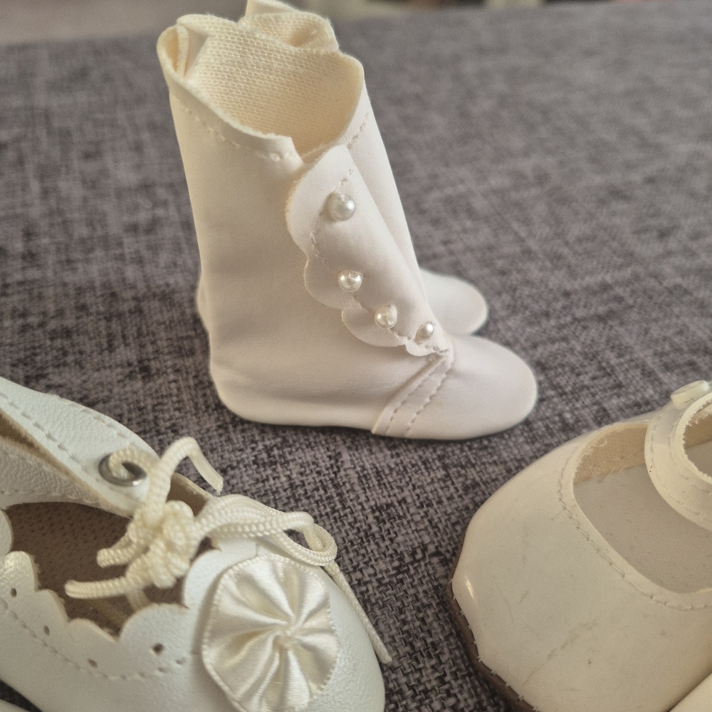 Vintage Doll Boots And Shoes Set Of 6 - Picture 5 of 5